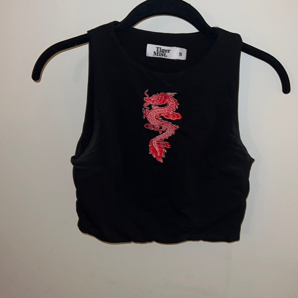 Tiger Mist cropped tank